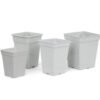 Maceta cuadrada blanca (15 x 15 x 20 cm) (35 u) (3 l)