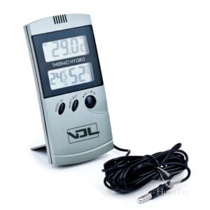 Termohigrometro digital con sonda gris max/min vdl