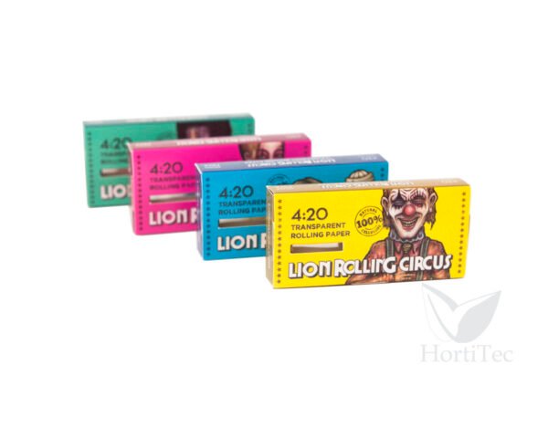 901123-papel-transparente-420-block.jpg Papel transparente 1 1/4 (24 u) lion rolling circus