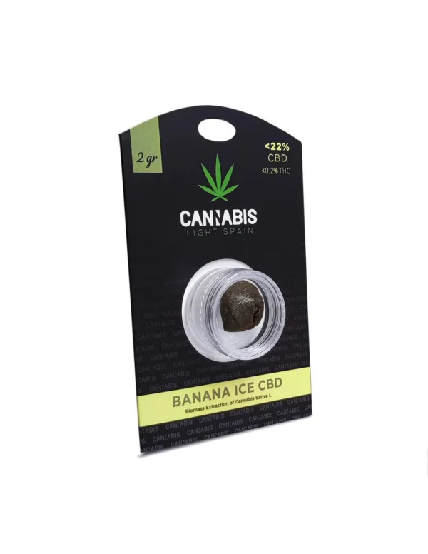 Banana Ice Hachís CBD 2gr CANNABIS LIHGT SPAIN