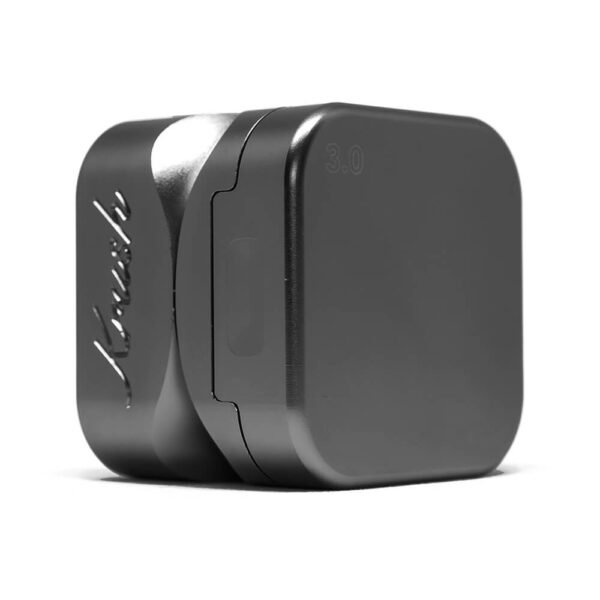 Krush Kube 3.0 Grinder de Aluminio Negro 3 Piezas – 55mm