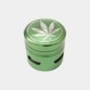 Grinder aluminio mix de colores con diseño de hoja en relieve  de 4 partes