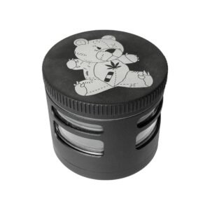 Grinder Magnético Oso de 4 Partes - 63mm - Negro