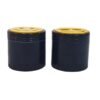 Grinder de 4 partes Smiley negro y dorado