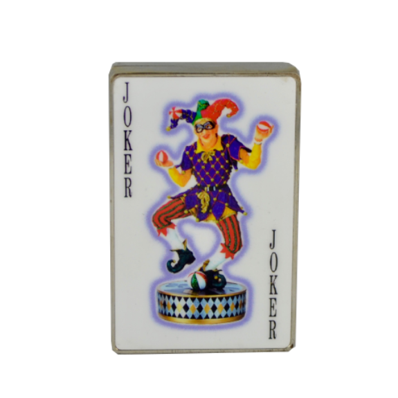Grinder de metal carta de Joker 2 partes