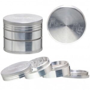 Magno Mix Grinder 4 Partes diseño en aluminio grabado