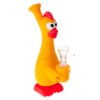 Bong Silicona Pollo Naranja 18cm