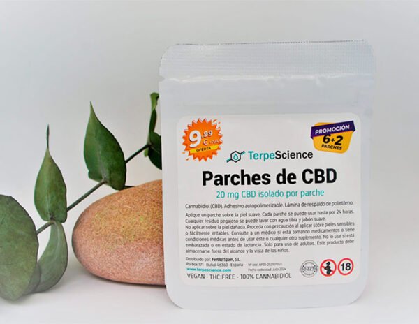 Parches veganos de CBD TerpeScience