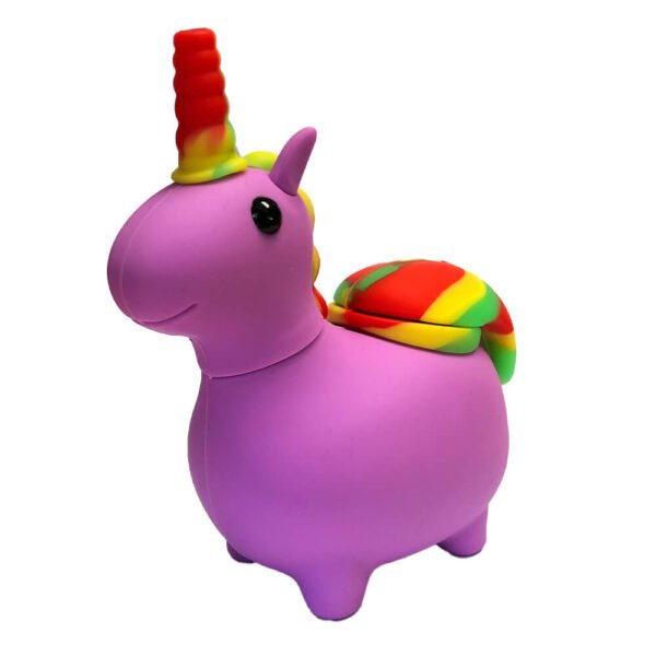 UNI1.jpg Unicornio Morado Pipa Silicona 12cm