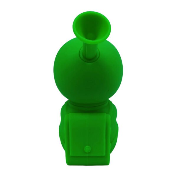 Bong de Silicona Astronauta Verde 15cm