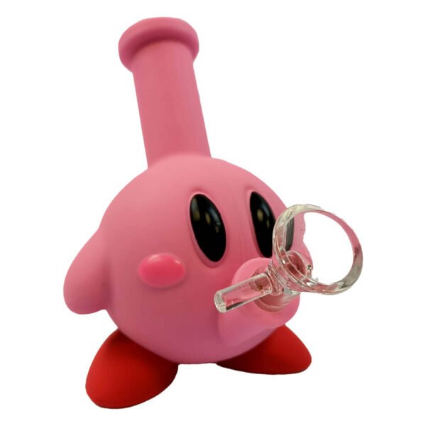 Bong de Silicona Bonita Criatura Rosa con Piezas Desmontables 14cm