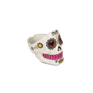 CENICERO DE CALAVERA MEXICANA VARIOS COLORES
