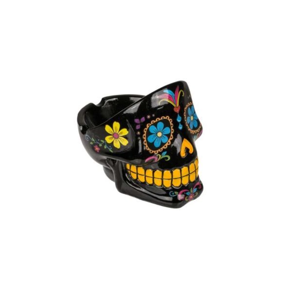 CENICERO DE CALAVERA MEXICANA VARIOS COLORES