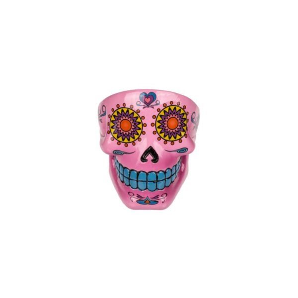 CENICERO DE CALAVERA MEXICANA VARIOS COLORES