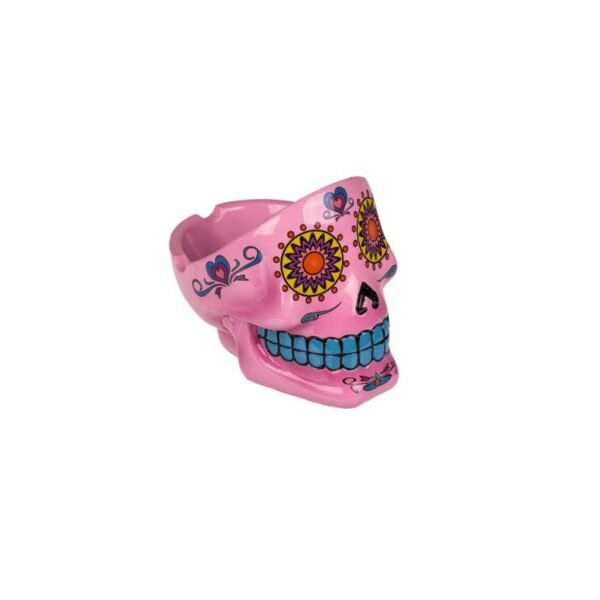 CENICERO DE CALAVERA MEXICANA VARIOS COLORES