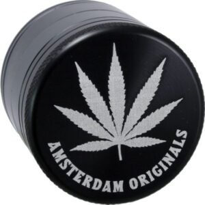 Grinder Amsterdam Originals  hoja color negro 4 partes