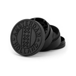 Grinder negro mate Relieve 3D XXX Amsterdam 50 mm