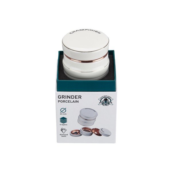 GRINDER PORCELANA CHAMP HIGH 63MM 4P BLANCO