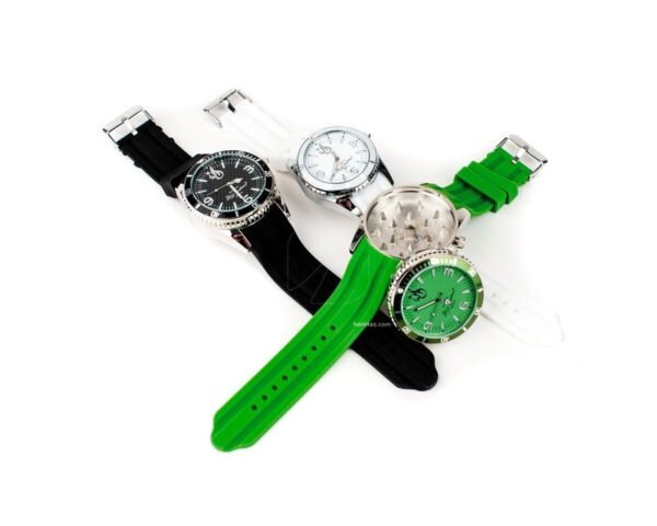Reloj Pulsera grinder con correa de silicona BLANCO
