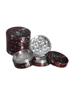 Grinder calaberas Skull metálico calaveras