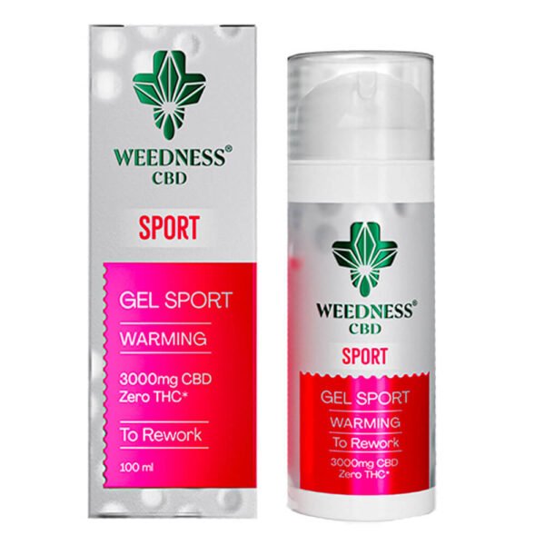 weednesscalor.jpg Weedness Gel Sport Calor 3000mg CBD (100ml)